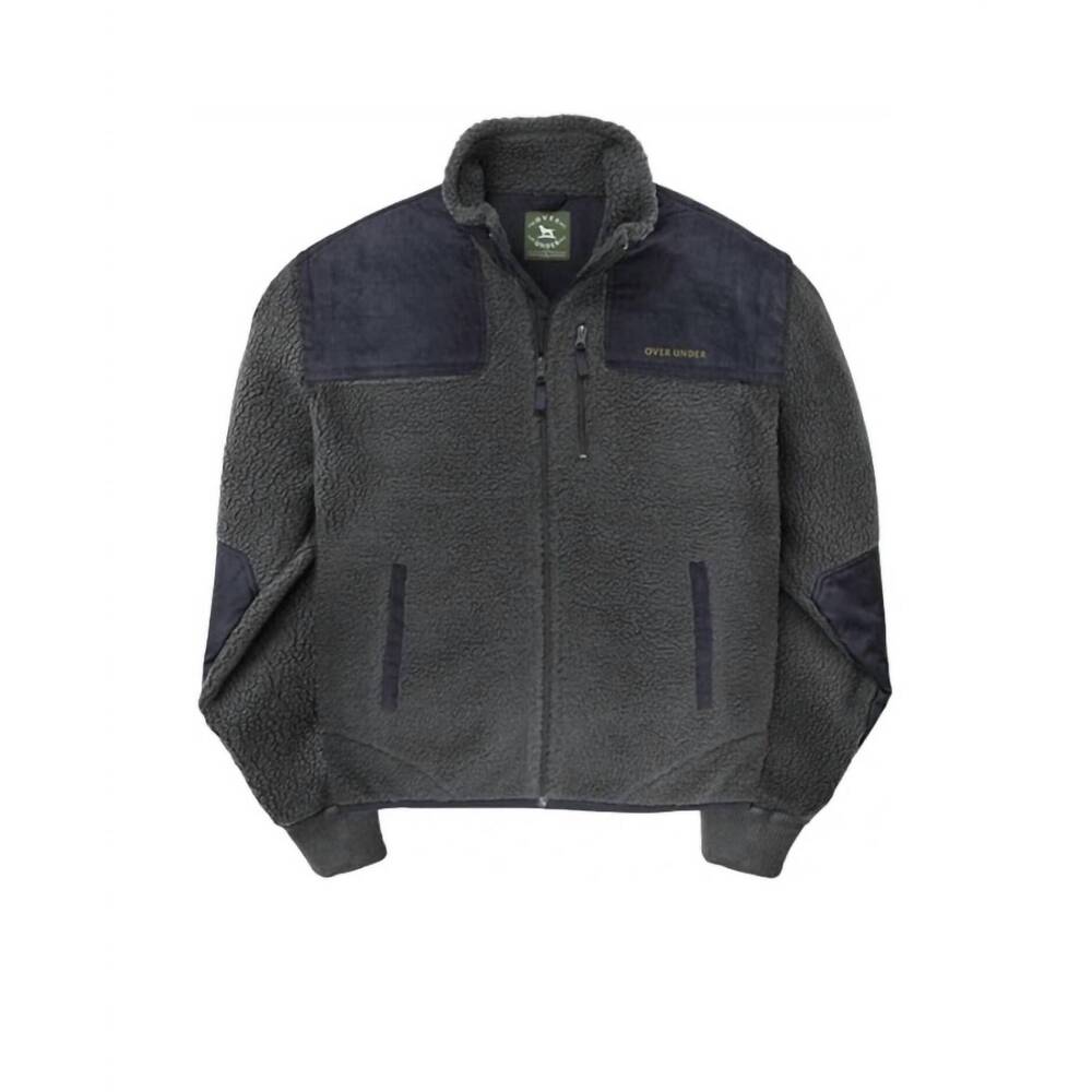 NEW OVER UNDER men's king's canyon jacket in forged iron/carbon